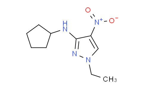 CAS No. 1429418-94-9, N-Cyclopentyl-1-ethyl-4-nitro-1H-pyrazol-3-amine