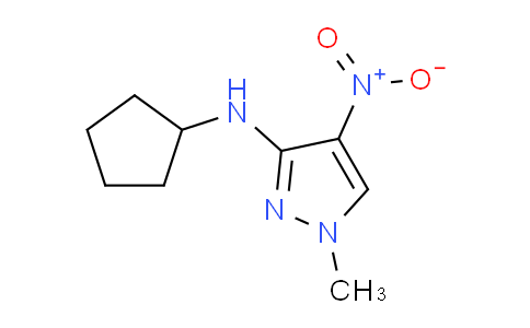 CAS No. 1429419-09-9, N-Cyclopentyl-1-methyl-4-nitro-1H-pyrazol-3-amine