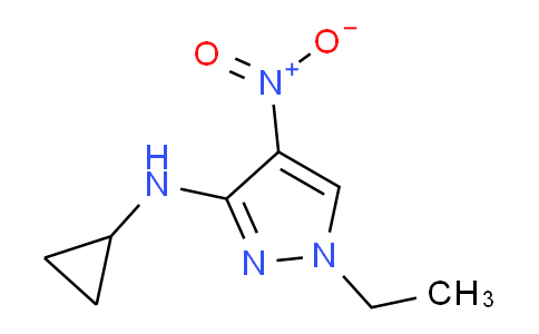 CAS No. 1429418-09-6, N-Cyclopropyl-1-ethyl-4-nitro-1H-pyrazol-3-amine