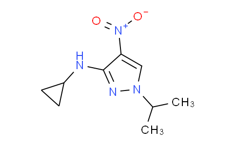 CAS No. 1429417-58-2, N-Cyclopropyl-1-isopropyl-4-nitro-1H-pyrazol-3-amine