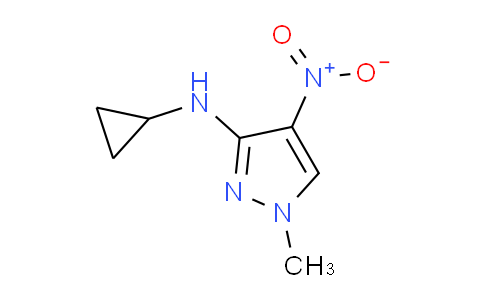 CAS No. 1429417-92-4, N-Cyclopropyl-1-methyl-4-nitro-1H-pyrazol-3-amine
