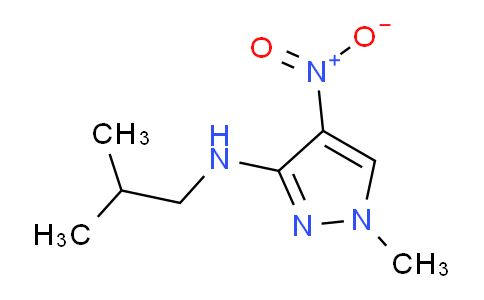 CAS No. 1429419-67-9, N-Isobutyl-1-methyl-4-nitro-1H-pyrazol-3-amine