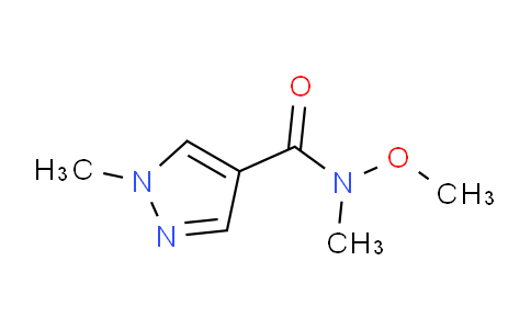 CAS No. 1283120-11-5, N-methoxy-N,1-dimethyl-1H-pyrazole-4-carboxamide