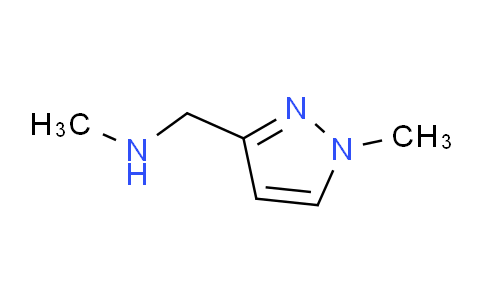 CAS No. 871825-57-9, N-Methyl-1-(1-methyl-1H-pyrazol-3-yl)methanamine