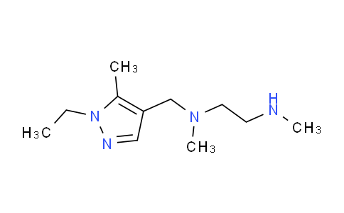 CAS No. 1713649-84-3, N1-((1-Ethyl-5-methyl-1H-pyrazol-4-yl)methyl)-N1,N2-dimethylethane-1,2-diamine
