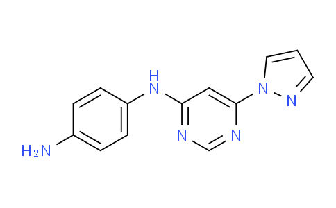 CAS No. 1706446-89-0, N1-(6-(1H-Pyrazol-1-yl)pyrimidin-4-yl)benzene-1,4-diamine
