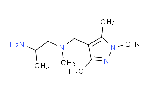 CAS No. 1708199-08-9, N1-Methyl-N1-((1,3,5-trimethyl-1H-pyrazol-4-yl)methyl)propane-1,2-diamine