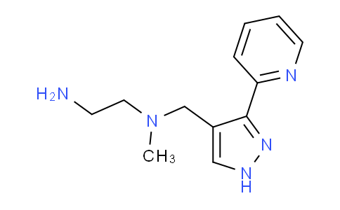 CAS No. 1628921-67-4, N1-Methyl-N1-((3-(pyridin-2-yl)-1H-pyrazol-4-yl)methyl)ethane-1,2-diamine