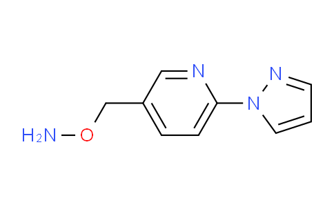 CAS No. 628703-61-7, O-((6-(1H-Pyrazol-1-yl)pyridin-3-yl)methyl)hydroxylamine