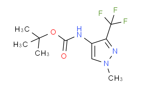 CAS No. 1935329-59-1, tert-Butyl (1-methyl-3-(trifluoromethyl)-1H-pyrazol-4-yl)carbamate