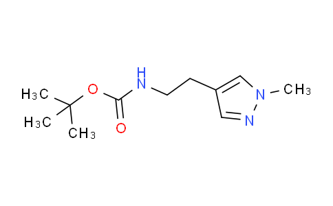 CAS No. 1188264-99-4, tert-Butyl (2-(1-methyl-1H-pyrazol-4-yl)ethyl)carbamate