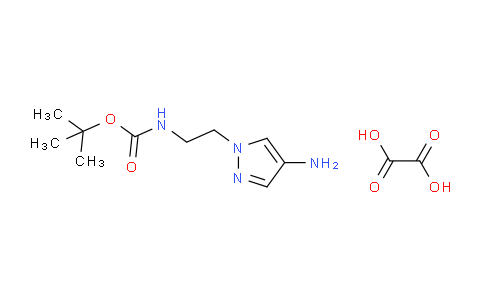 CAS No. 1394162-48-1, tert-Butyl (2-(4-amino-1H-pyrazol-1-yl)ethyl)carbamate oxalate