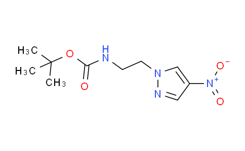 CAS No. 1394162-10-7, tert-Butyl (2-(4-nitro-1H-pyrazol-1-yl)ethyl)carbamate