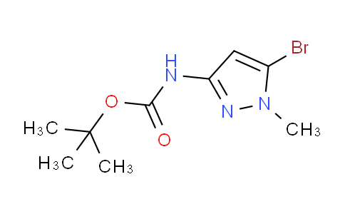 CAS No. 1447607-89-7, tert-Butyl (5-bromo-1-methyl-1H-pyrazol-3-yl)carbamate