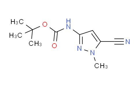 CAS No. 1692905-92-2, tert-Butyl (5-cyano-1-methyl-1H-pyrazol-3-yl)carbamate