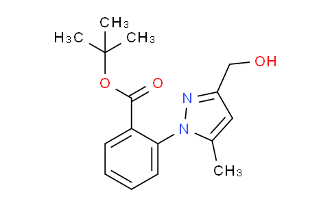 CAS No. 1251950-61-4, tert-Butyl 2-(3-(hydroxymethyl)-5-methyl-1H-pyrazol-1-yl)benzoate