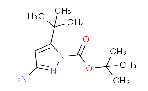 CAS No. 1936134-97-2, tert-Butyl 3-amino-5-(tert-butyl)-1H-pyrazole-1-carboxylate