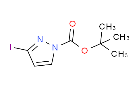 CAS No. 1233513-13-7, tert-Butyl 3-iodo-1H-pyrazole-1-carboxylate