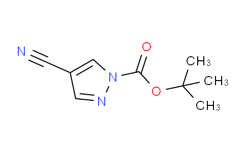 CAS No. 1934420-54-8, tert-Butyl 4-cyano-1H-pyrazole-1-carboxylate