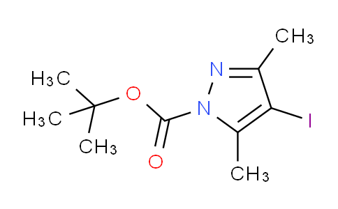 CAS No. 857283-71-7, tert-Butyl 4-iodo-3,5-dimethyl-1H-pyrazole-1-carboxylate