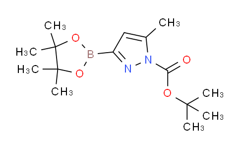 CAS No. 1402174-61-1, tert-Butyl 5-methyl-3-(4,4,5,5-tetramethyl-1,3,2-dioxaborolan-2-yl)-1H-pyrazole-1-carboxylate