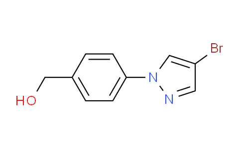 CAS No. 1184193-54-1, [4-(4-Bromopyrazol-1-yl)phenyl]methanol