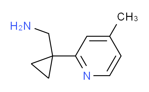CAS No. 1060804-91-2, (1-(4-Methylpyridin-2-yl)cyclopropyl)methanamine