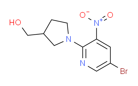 CAS No. 1138444-02-6, (1-(5-Bromo-3-nitropyridin-2-yl)pyrrolidin-3-yl)methanol