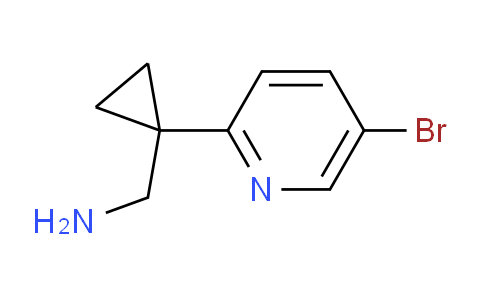 CAS No. 1196156-83-8, (1-(5-Bromopyridin-2-yl)cyclopropyl)methanamine