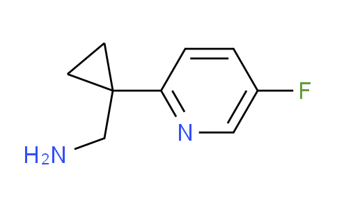 CAS No. 1402233-01-5, (1-(5-Fluoropyridin-2-yl)cyclopropyl)methanamine