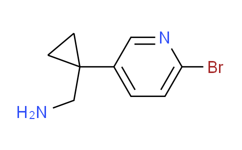 CAS No. 1060811-50-8, (1-(6-Bromopyridin-3-yl)cyclopropyl)methanamine