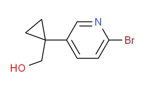 CAS No. 1447607-60-4, (1-(6-Bromopyridin-3-yl)cyclopropyl)methanol