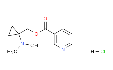 CAS No. 387844-57-7, (1-(dimethylamino)cyclopropyl)methyl nicotinate hydrochloride