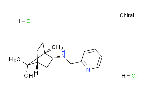 CAS No. 1338476-04-2, (1R,2R,4R)-1,7,7-Trimethyl-N-(pyridin-2-ylmethyl)bicyclo[2.2.1]heptan-2-amine dihydrochloride