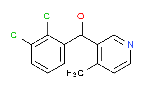 CAS No. 1187169-04-5, (2,3-Dichlorophenyl)(4-methylpyridin-3-yl)methanone