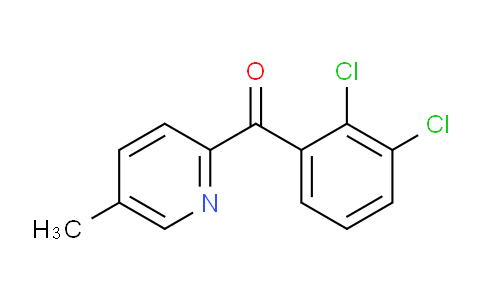 CAS No. 1187164-76-6, (2,3-Dichlorophenyl)(5-methylpyridin-2-yl)methanone