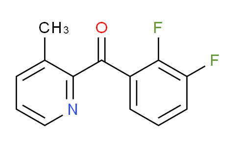 CAS No. 1187171-21-6, (2,3-Difluorophenyl)(3-methylpyridin-2-yl)methanone
