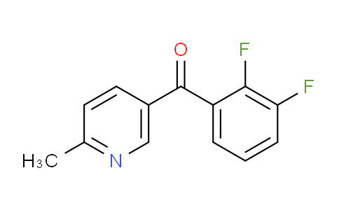 CAS No. 1187164-84-6, (2,3-Difluorophenyl)(6-methylpyridin-3-yl)methanone