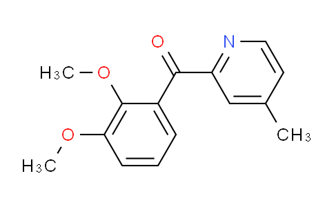 CAS No. 1187167-11-8, (2,3-Dimethoxyphenyl)(4-methylpyridin-2-yl)methanone