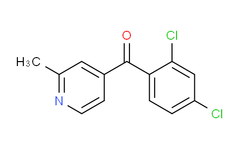 CAS No. 1187169-18-1, (2,4-Dichlorophenyl)(2-methylpyridin-4-yl)methanone