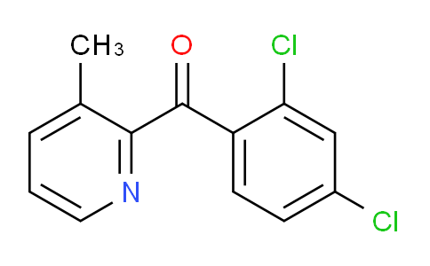 CAS No. 1187164-55-1, (2,4-Dichlorophenyl)(3-methylpyridin-2-yl)methanone