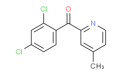 CAS No. 1187170-79-1, (2,4-Dichlorophenyl)(4-methylpyridin-2-yl)methanone