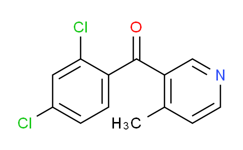 CAS No. 1187169-05-6, (2,4-Dichlorophenyl)(4-methylpyridin-3-yl)methanone