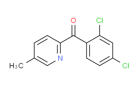 CAS No. 1187164-81-3, (2,4-Dichlorophenyl)(5-methylpyridin-2-yl)methanone