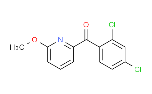 CAS No. 1187171-15-8, (2,4-Dichlorophenyl)(6-methoxypyridin-2-yl)methanone