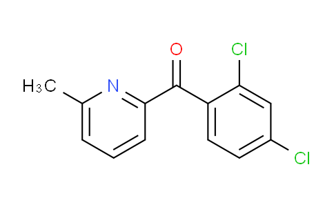 CAS No. 1187165-87-2, (2,4-Dichlorophenyl)(6-methylpyridin-2-yl)methanone