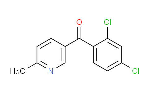 CAS No. 1187169-22-7, (2,4-Dichlorophenyl)(6-methylpyridin-3-yl)methanone