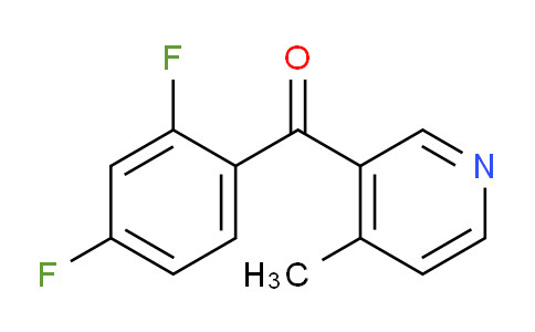 MC650623 | 1187168-90-6 | (2,4-Difluorophenyl)(4-methylpyridin-3-yl)methanone