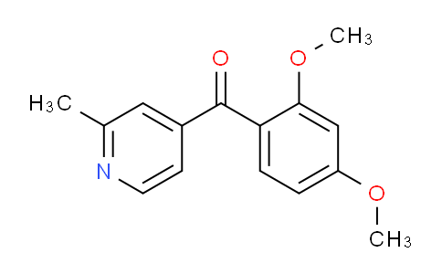 CAS No. 1187165-52-1, (2,4-Dimethoxyphenyl)(2-methylpyridin-4-yl)methanone