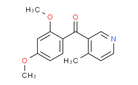 CAS No. 1187164-14-2, (2,4-Dimethoxyphenyl)(4-methylpyridin-3-yl)methanone